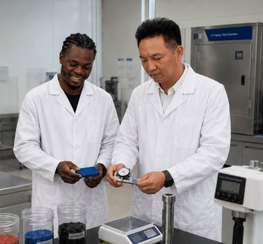 Inside the XJ Sports Group quality control testing laboratory